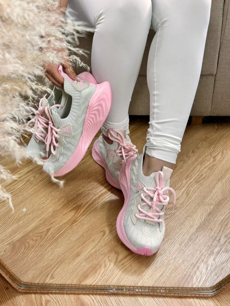 Tênis Adidas Knit Rosa